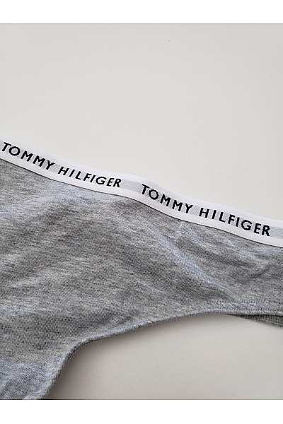 TOMMY HILFIGER Šedé bavlněné tanga Vel. EU M | TOMMY HILFIGER | obrázek 3