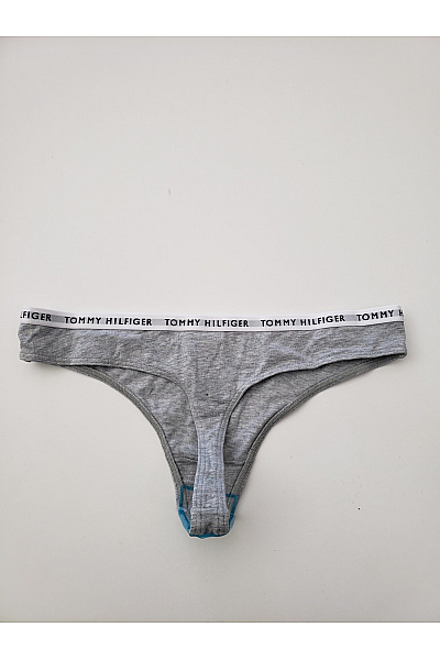 TOMMY HILFIGER Šedé bavlněné tanga Vel. EU M | TOMMY HILFIGER | obrázek 4