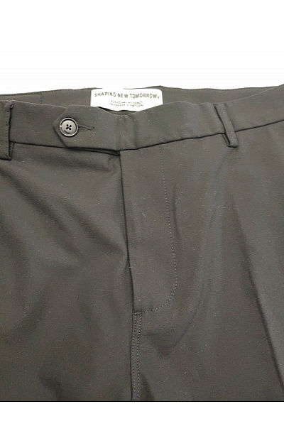 Černé rovné společenské kalhoty s puky Vel. EU W31/L34 | Unimoda | obrázek 4