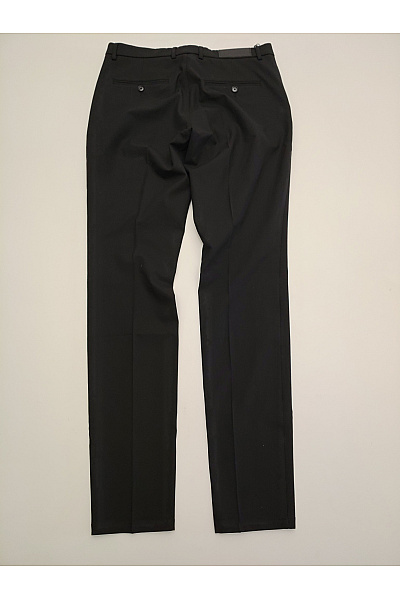 Černé rovné společenské kalhoty s puky Vel. EU W31/L34 | Unimoda | obrázek 6