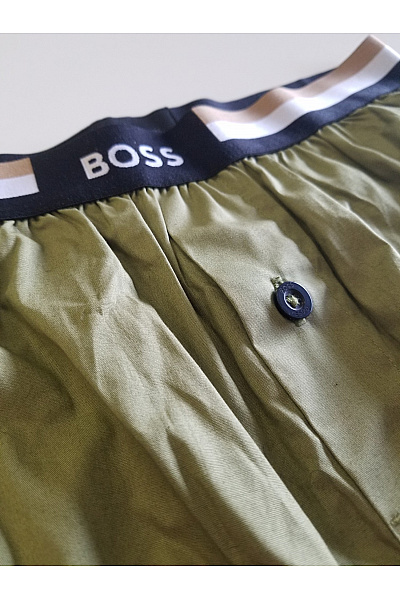 Hugo Boss pánské trenky volné khaki bavlněné Vel. M | Hugo Boss | obrázek 3
