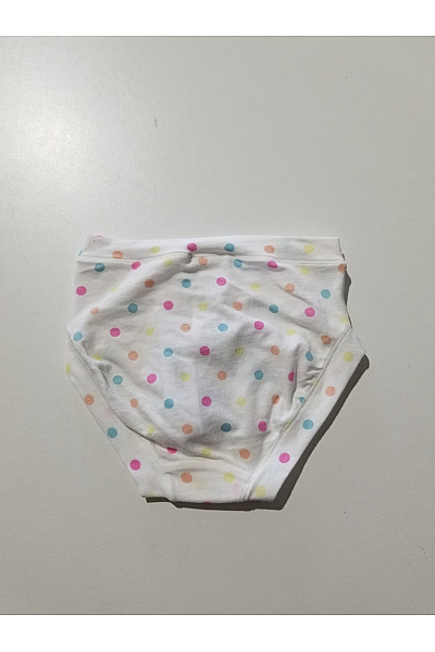 BENETTON Dívčí bavlněné kalhotky s barevnými puntíky Vel. XXS-XS | BENETTON | obrázek 3