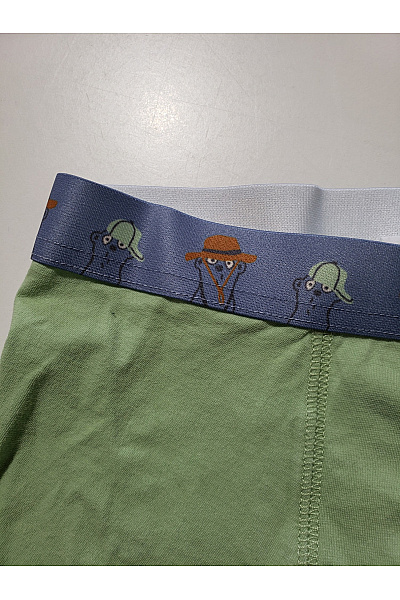 Sanetta Chlapecké bavlněné boxerky khaki s potiskem Vel. EU 140 | Sanetta | obrázek 3