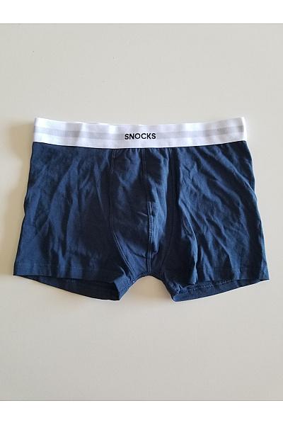 Snocks Pánské Bavlněné Modré Boxerky Vel. L