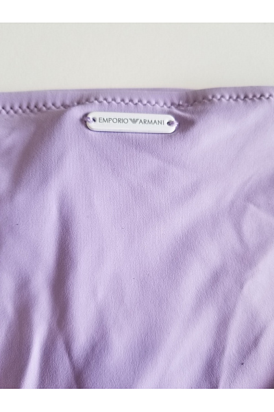 ARMANI Fialové dámské plavkové kalhotky na zavazování Velikost XL | ARMANI | obrázek 5