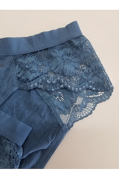 TRIUMPH Dámské modré krajkové kalhotky Velikost EU L | TRIUMPH | obrázek 5