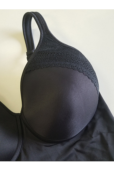 LISCA Dámské černé krajkové body s push-up košíčky Vel. EU 75D | LISCA | obrázek 5