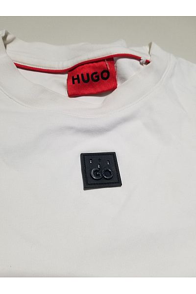 Hugo Boss Pánské bavlněné tričko s krátkým rukávem basic bílé Vel. m | Hugo Boss | obrázek 2