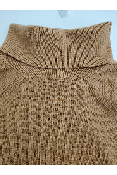 VERSACE Pánský hnědý vlněný rolák basic Velikost xl | VERSACE | obrázek 4