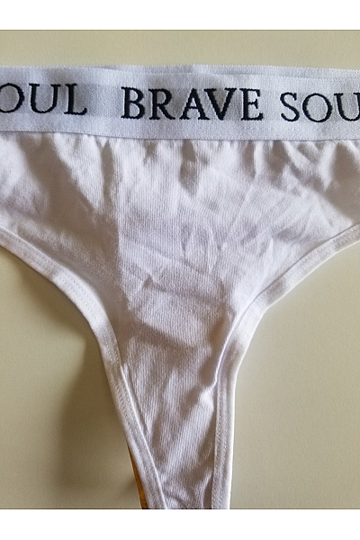 BRAVE SOUL dámské bavlněné kalhotky bílé Velikost S | BRAVE SOUL | obrázek 3