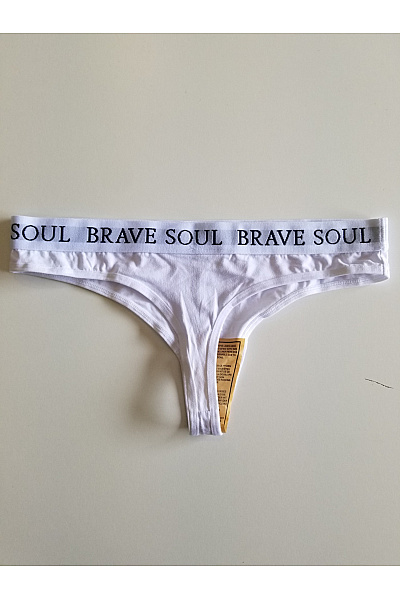 BRAVE SOUL dámské bavlněné kalhotky bílé Velikost S | BRAVE SOUL | obrázek 4