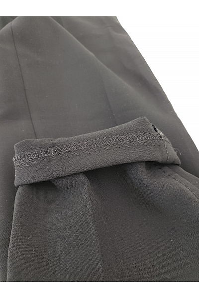 CAMBIO Černé elegantní kalhoty s vysokým pasem a puky Vel. M | CAMBIO | obrázek 4