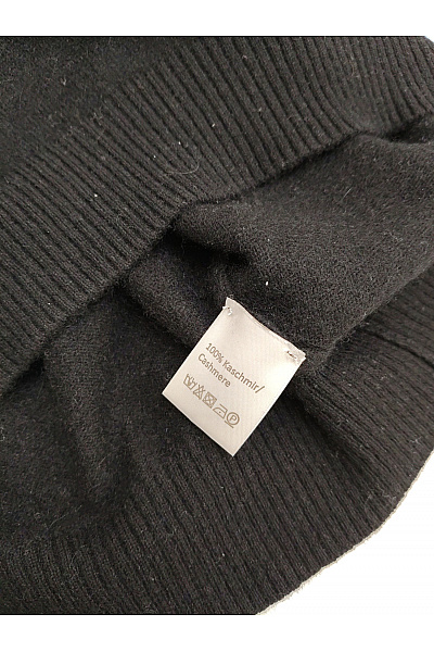 Zwillingsherz Černý kašmírový rolák basic elegantní Velikost EU XL | Zwillingsherz | obrázek 5