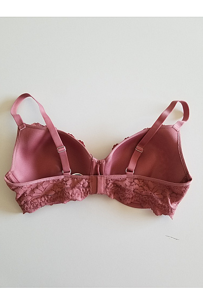 Skiny Růžová krajková podprsenka s kosticemi Vel. 85C | Skiny | obrázek 5