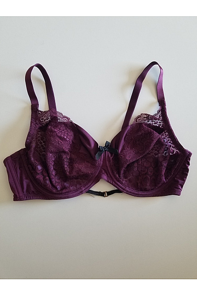 Hugo Boss dámská krajková podprsenka s kosticemi fialová Vel. EU 80E | Hugo Boss | obrázek 2
