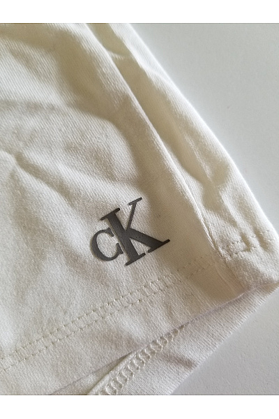 Calvin Klein dětské bílé kraťasy s logem Velikost 74 | Calvin Klein | obrázek 2