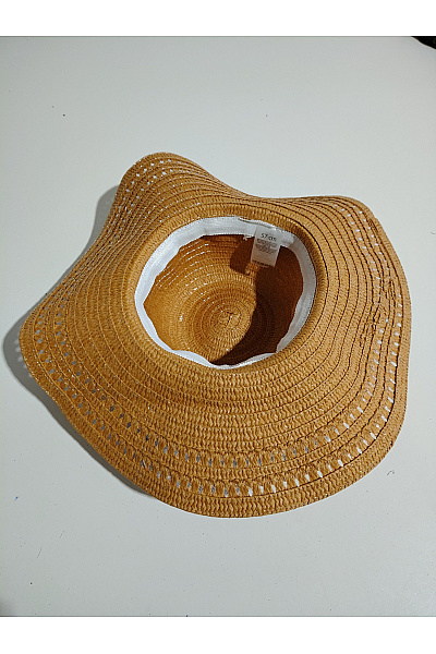 dámský letní slaměný klobouk se širokou krempou Vel. 57 | Unimoda | obrázek 3