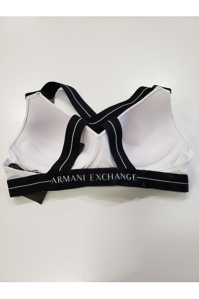 ARMANI Bílá podprsenka s překříženými ramínky a logem Vel. EU S | ARMANI | obrázek 4