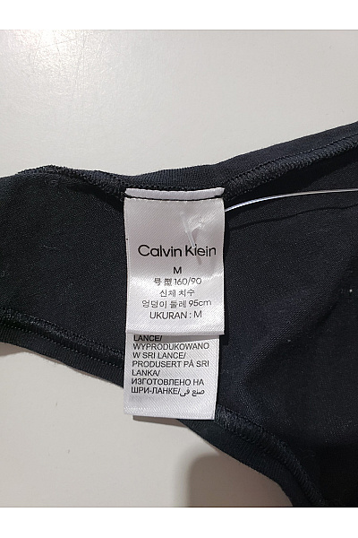 Calvin Klein Černé bavlněné tanga Vel. EU M | Calvin Klein | obrázek 6