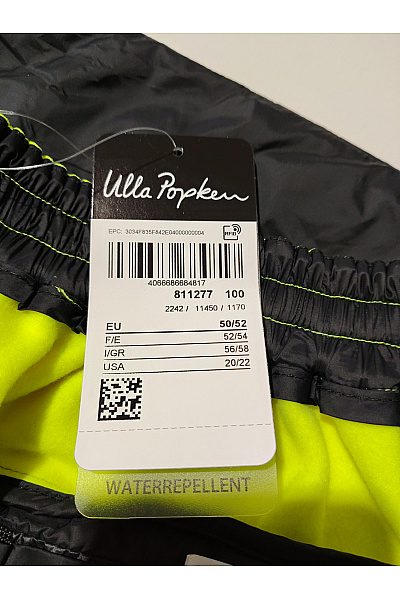 Ulla Popken Černá prošívaná mini sukně se zipem Velikost DE 50/52 | Ulla Popken | obrázek 8
