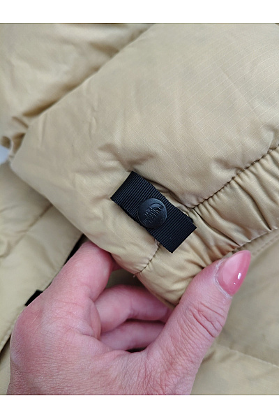 THE NORTH FACE Béžová krátká prošívaná puffer bunda do pasu Vel. EU S | THE NORTH FACE | obrázek 3