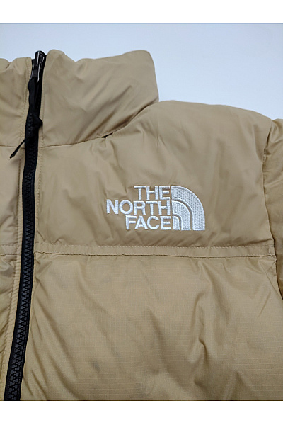 THE NORTH FACE Béžová krátká prošívaná puffer bunda do pasu Vel. EU S | THE NORTH FACE | obrázek 5