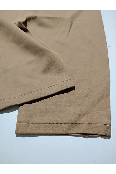 COUTURE LINE Béžové elegantní cigaretové kalhoty s vysokým pasem Vel. DE 48 | COUTURE LINE | obrázek 4