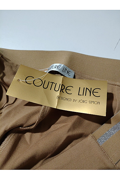 COUTURE LINE Béžové elegantní cigaretové kalhoty s vysokým pasem Vel. DE 48 | COUTURE LINE | obrázek 11