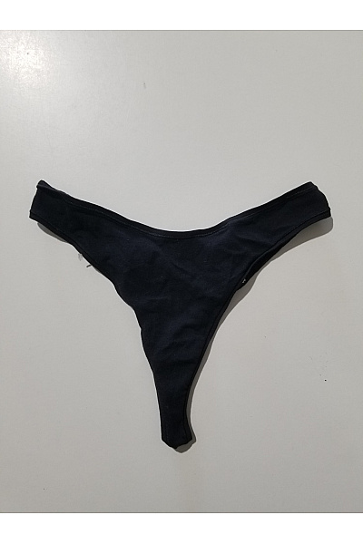 Calvin Klein Dámské bavlněné černé tanga Velikost EU M | Calvin Klein | obrázek 2