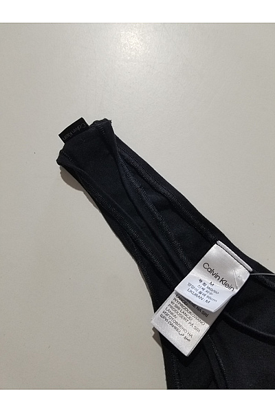 Calvin Klein Dámské bavlněné černé tanga Velikost EU M | Calvin Klein | obrázek 4