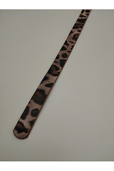 Belinda Gold dámský hnědý pásek s leopardím vzorem Vel. EU 38/40 | Belinda Gold | obrázek 4