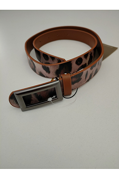 Belinda Gold dámský hnědý pásek s leopardím vzorem Vel. EU 38/40 | Belinda Gold | obrázek 7