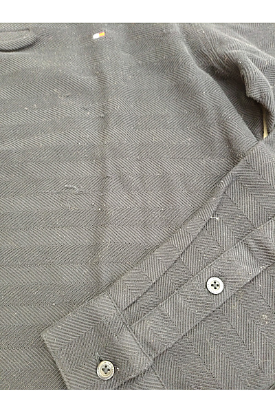 TOMMY HILFIGER Hnědé pánské polo s dlouhým rukávem a knoflíky Vel. S | TOMMY HILFIGER | obrázek 3