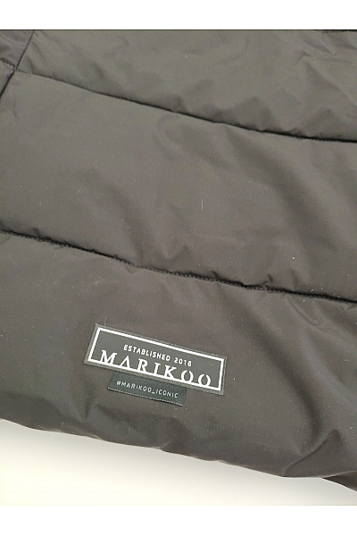 MARIKOO Černá prošívaná zimní bunda s kapucí Vel. EU M | MARIKOO | obrázek 11