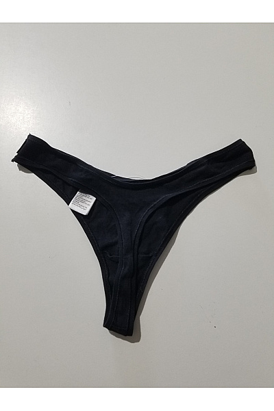 Calvin Klein Dámské bavlněné černé tanga Vel. EU M | Calvin Klein | obrázek 4