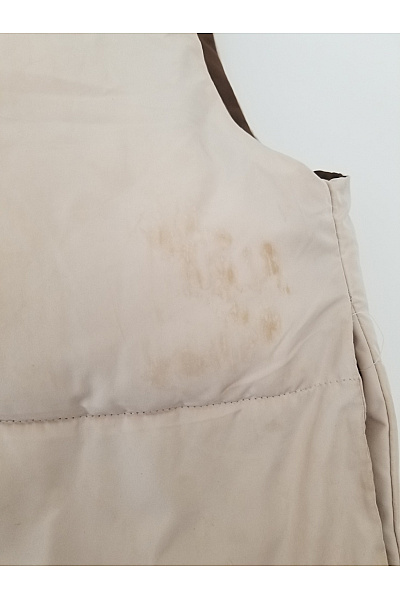 Bershka Béžová krátká prošívaná vesta se zapínáním oboustranná Velikost EU S | Bershka | obrázek 5