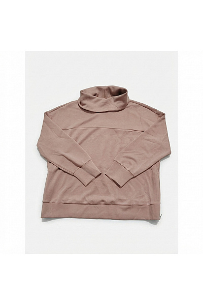 Jana Ina Dámská Hnědá Mikina Se Stojáčkem Oversized Vel. EU 42
