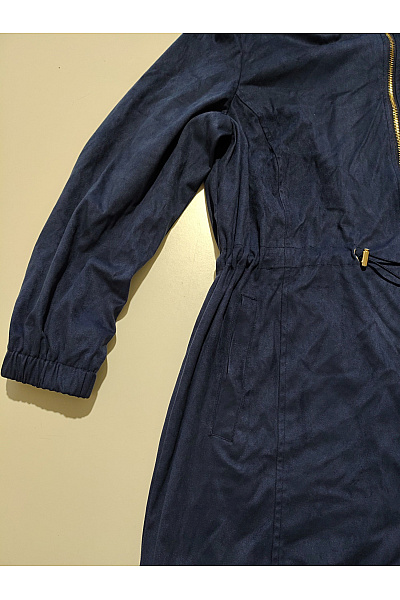 Judith Williams Modrá dámská přechodová parka se zipem a kapucí Velikost DE 46 | Judith Williams | obrázek 3