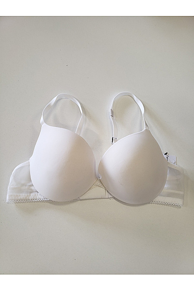 Calvin Klein Dámská podprsenka push up hladká vycpaná bílá Vel. EU 36B | Calvin Klein | obrázek 2