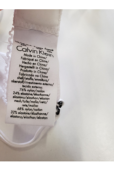 Calvin Klein Dámská podprsenka push up hladká vycpaná bílá Vel. EU 36B | Calvin Klein | obrázek 7