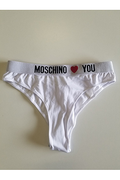 MOSCHINO dámské kalhotky bílé Vel. xs | MOSCHINO | obrázek 2