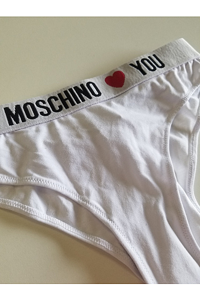 MOSCHINO dámské kalhotky bílé Vel. xs | MOSCHINO | obrázek 3