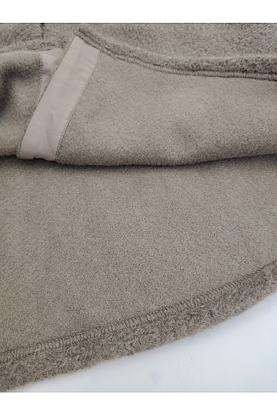 PIECES Hnědý dámský košilový kabát teddy oversized podzimní Vel. M | PIECES | obrázek 3
