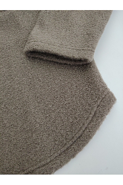 PIECES Dámský khaki košilový kabát teddy podzimní Velikost M | PIECES | obrázek 6