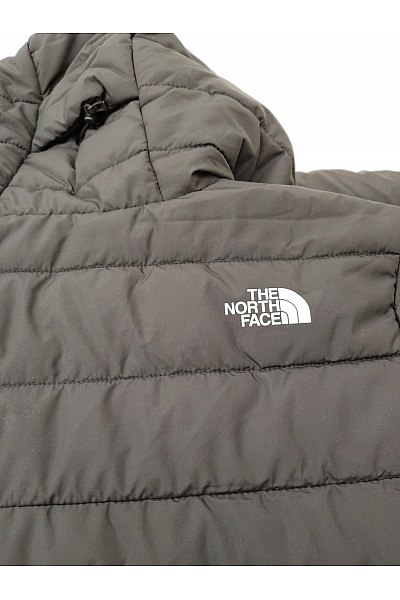 THE NORTH FACE Černá dlouhá prošívaná zimní bunda s kapucí se zipem Velikost l | THE NORTH FACE | obrázek 6