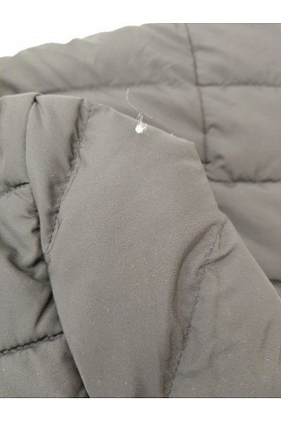THE NORTH FACE Černá dlouhá prošívaná zimní bunda s kapucí se zipem Velikost l | THE NORTH FACE | obrázek 7