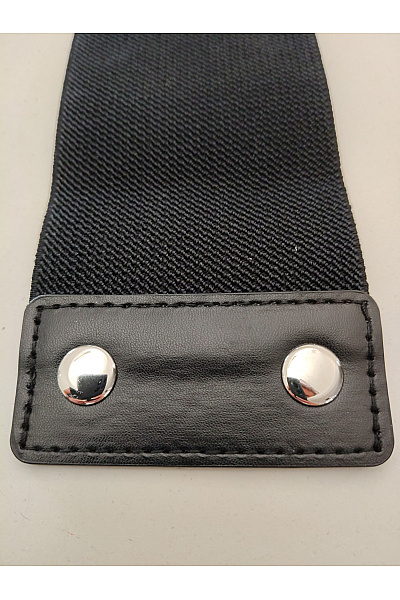 PFEFFINGER Černý široký dámský pásek s přezkami Vel. DE 38/40 | PFEFFINGER | obrázek 7