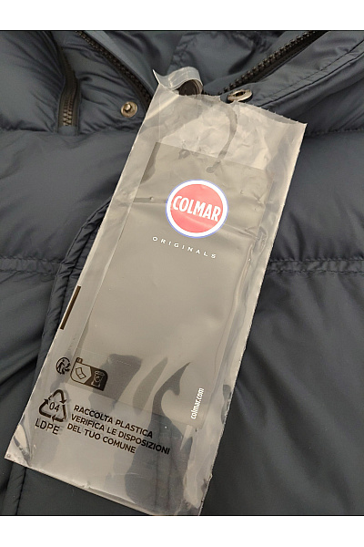 COLMAR Modrá pánská zimní prošívaná bunda s kapucí Velikost 38 | COLMAR | obrázek 4