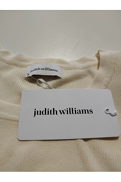 Judith Williams Béžový pletený pulovr s balonovými rukávy Vel. DE 46 | Judith Williams | obrázek 8