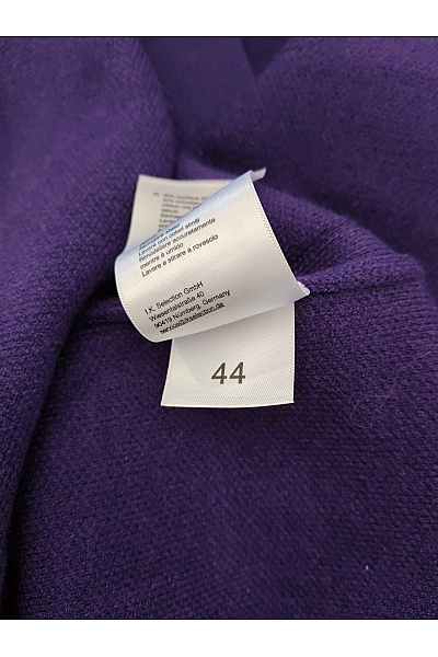 Judith Williams Fialový elegantní pletený kardigan s límečkem Vel. DE 44 | Judith Williams | obrázek 9